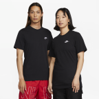 Men's Nike Sportswear Club T-Shirt in Black, Size: S Tall | AR4997-013
